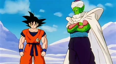 Goku, Gohan y Piccolo entrenando