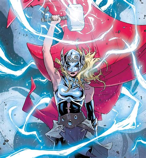 Russell Dauterman ilustrando a Jane Foster como Thor