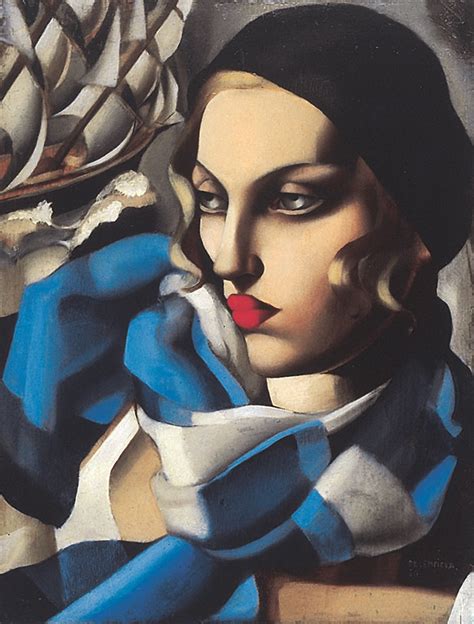 Ejemplo de pintura Art Déco de Tamara de Lempicka