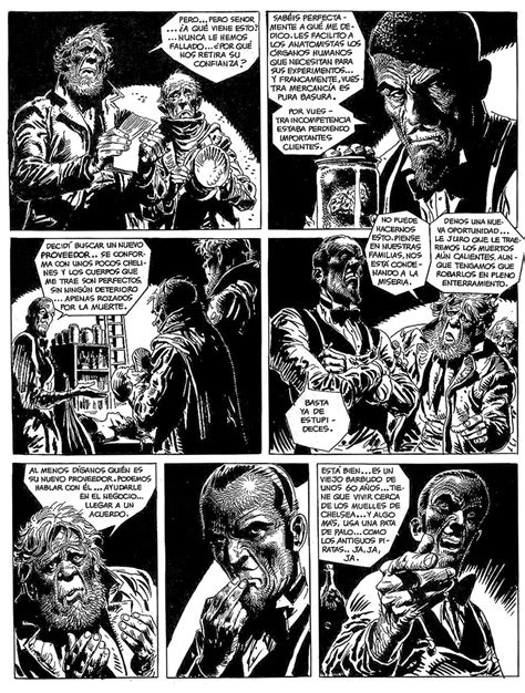 Ejemplo de páginas interiores en blanco y negro de la Antología del Comic