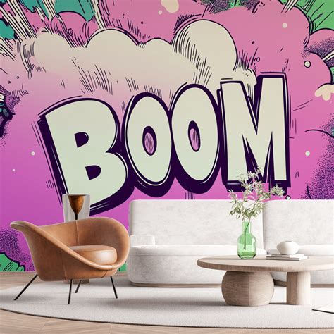 Papel pintado con la palabra 