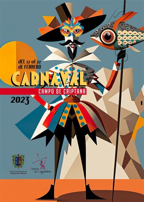 Cartel de carnaval con agrupaciones
