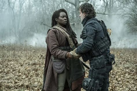 Michonne y Rick en Alexandria