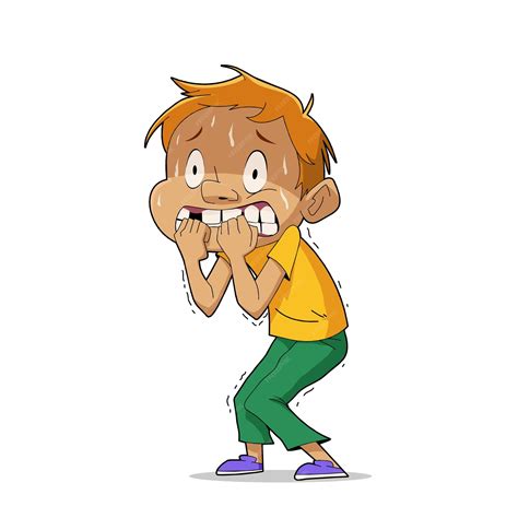 Ilustración de un niño con una expresión de miedo mirando a una fotografía de otro niño.