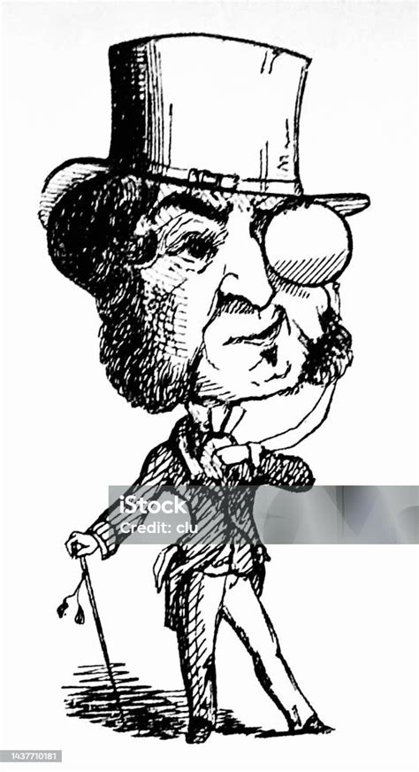Ilustración de Arsène Lupin con su característico sombrero de copa y monóculo