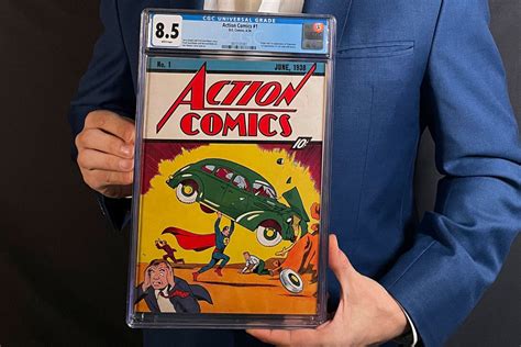 Ejemplar de Action Comics #1 con certificación CGC