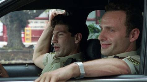 Shane y Rick como compañeros de policía