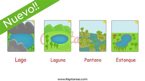 Cuatro escenas de cómic con grandes masas de agua