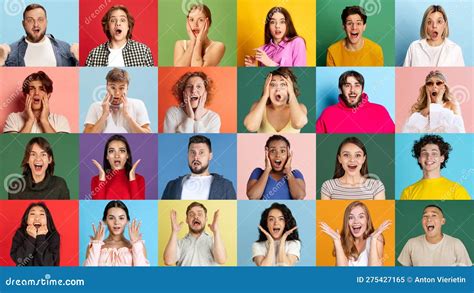 Ilustración de diferentes emociones humanas