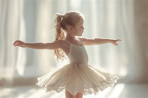 Niña bailando ballet