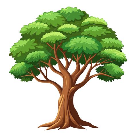Dibujo de un árbol con líneas irregulares