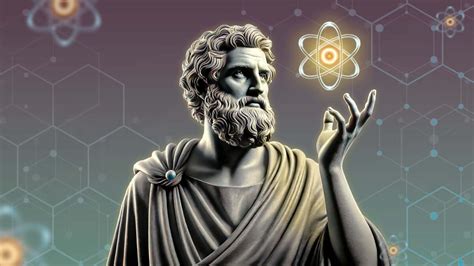 Representación visual de Demócrito riendo