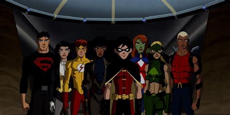 El equipo de Young Justice reunido