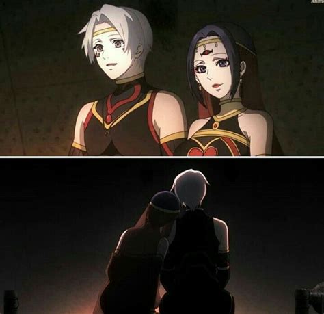 Touka y Kaneki en su boda