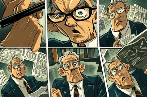 Tira cómica generada por IA con múltiples escenas