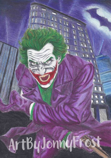 Ilustración de Jonny Frost recogiendo al Joker a la salida de Arkham