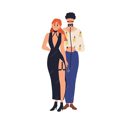 Ilustración de pareja explorando BDSM