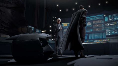Alfred Pennyworth y Batman en la Batcave