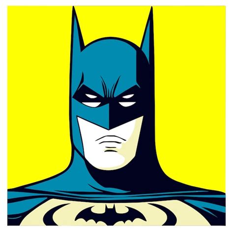 Ilustración de Batman en estilo cómic