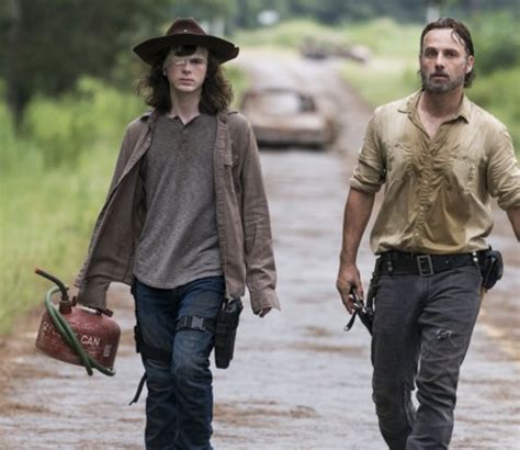 Rick Grimes y Carl Grimes