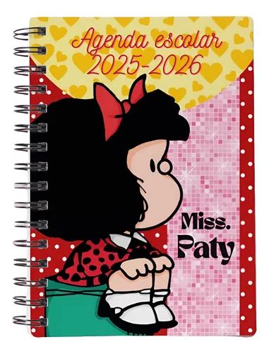 Diseño de agenda escolar Mafalda