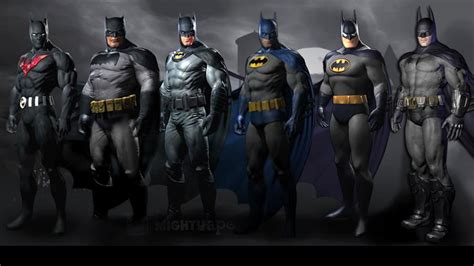 Comparativa visual de Batman en diferentes épocas