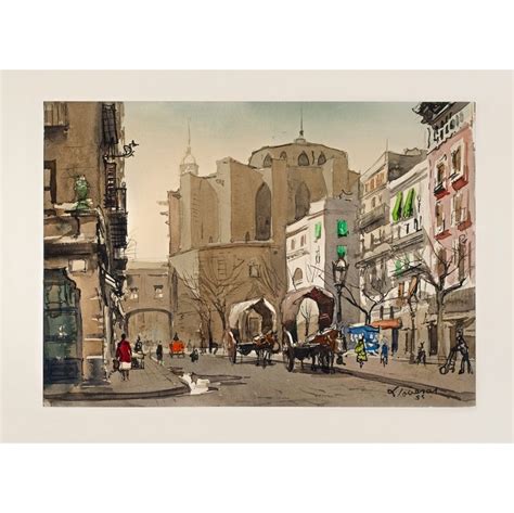 Ilustración de la Barcelona de los años 30