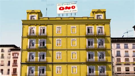 Fachada del edificio ficticio de 