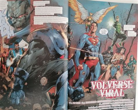 Ilustración de héroes de DC infectados por el virus de DCsos