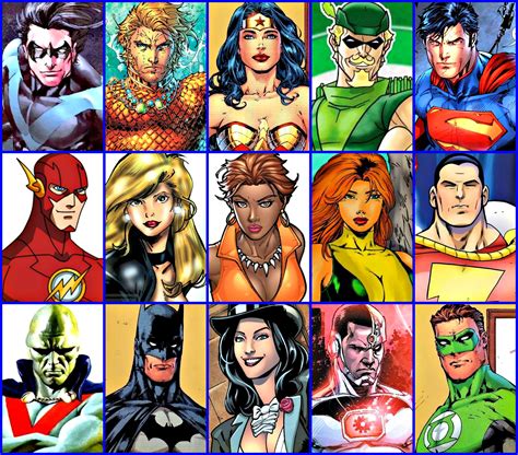 Personajes de DC Comics en acción