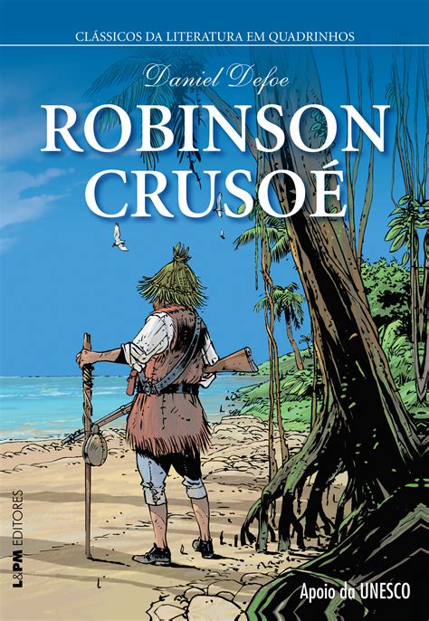 Portada de una adaptación cómica de Robinson Crusoe