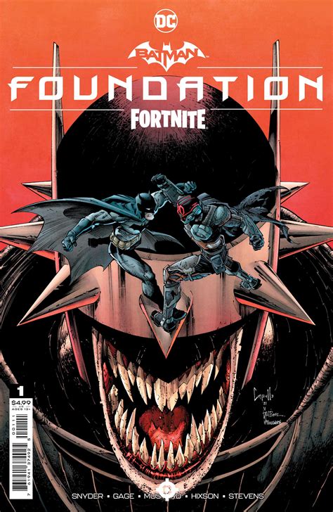 Batman y La Fundación enfrentándose en el puerto de Gotham