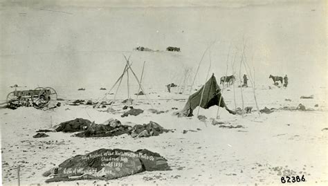 Representación de la masacre de Wounded Knee