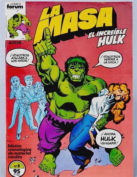 La Masa (Hulk) en una publicación de Bruguera