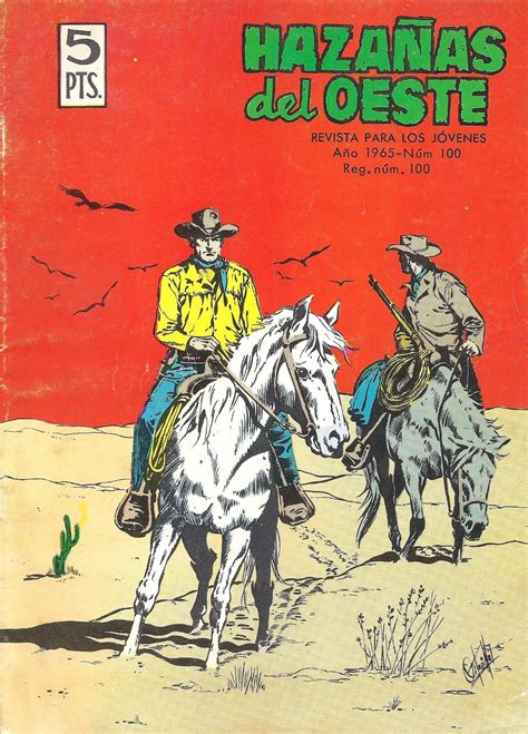 Portada de un cómic de Hazañas del Oeste