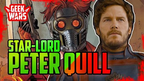 Peter Quill como Star-Lord en los cómics