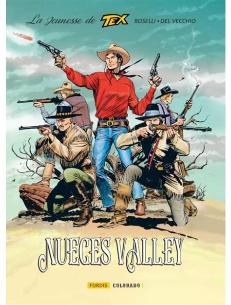 Ilustración de Tex Willer en acción