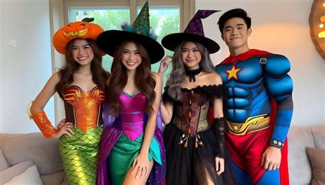 Grupo de personas disfrazadas de superhéroes