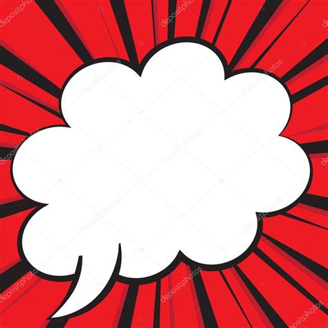 Ilustración de un bocadillo de cómic con una flecha apuntando a un personaje