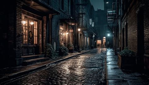 callejón oscuro en Gotham