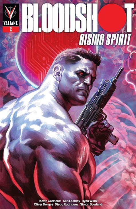 Portada del cómic Bloodshot Espíritu Renacido