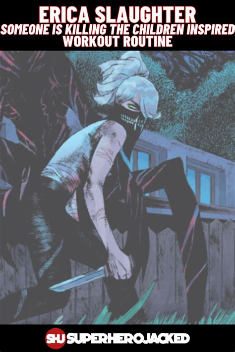 Ilustración de Erica Slaughter con su machete