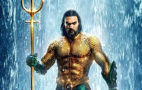 Jason Momoa como Aquaman en el cine