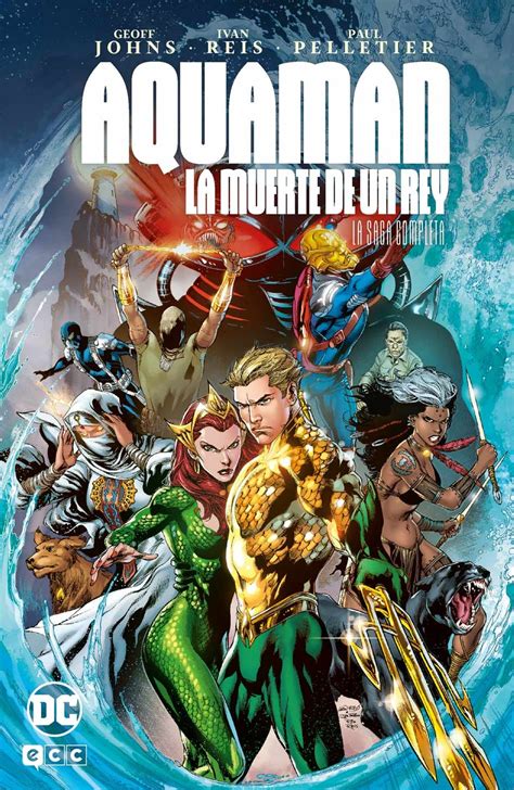 Estanterías de cómics de Aquaman en una tienda