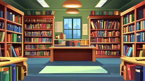 Ilustración de una tienda de cómics con estanterías llenas de novedades