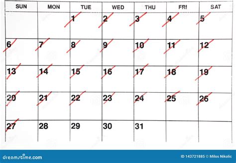 Calendario con los jueves marcados y el logo de SD Distribuciones