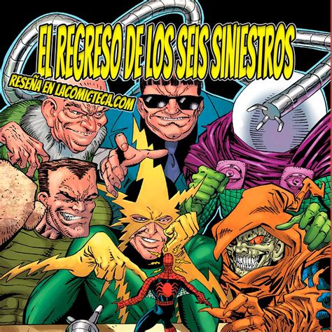 Spider-Man enfrentándose a los Seis Siniestros
