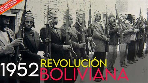 Ilustración de la Revolución de 1952 en Bolivia