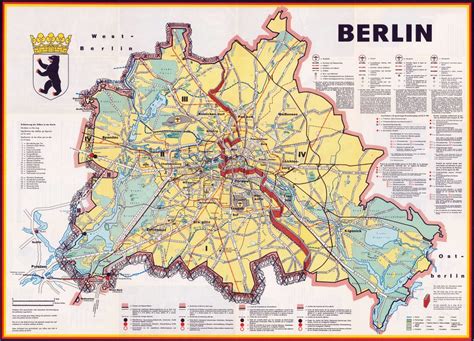 Mapa de Berlín en los años 20