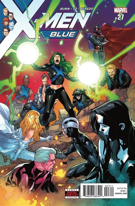 Portada de X-Men Blue Vol. 1